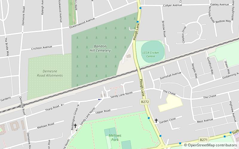 Bandonhill location map