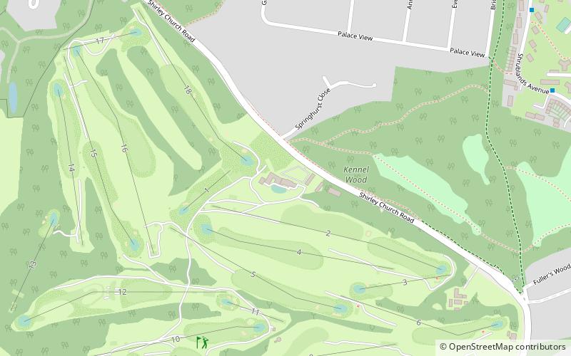 The Addington Golf Club location map