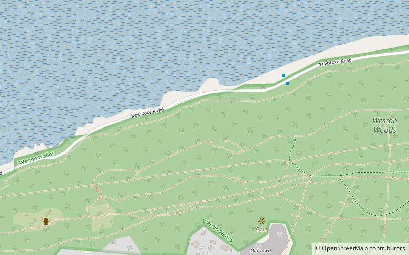 Weston-Worle Ridge location map