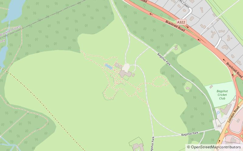 Bagshot Park location map
