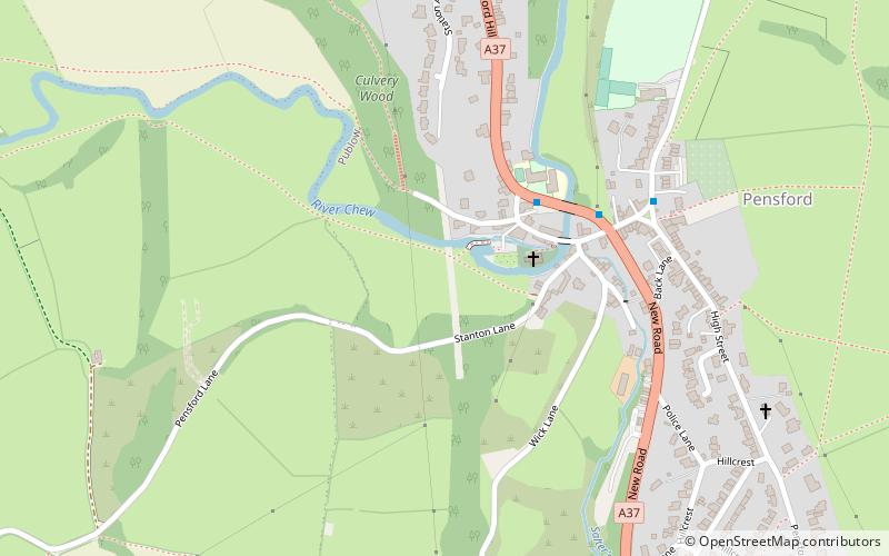 Pensford Viaduct location map