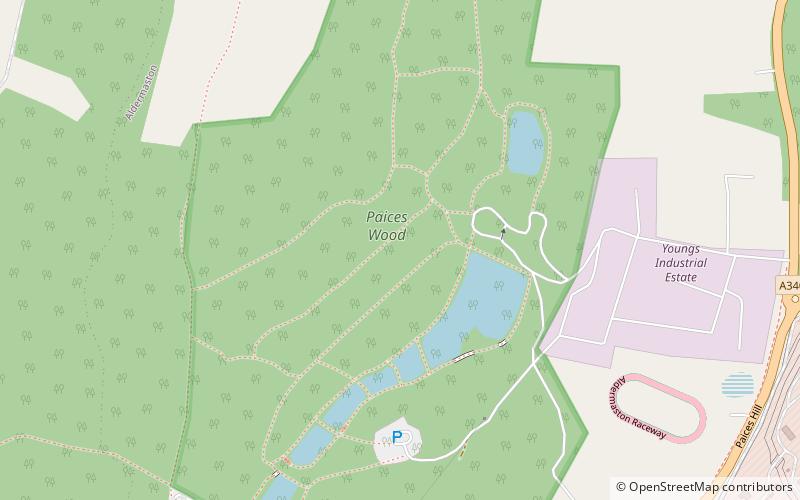 Paices Wood location map