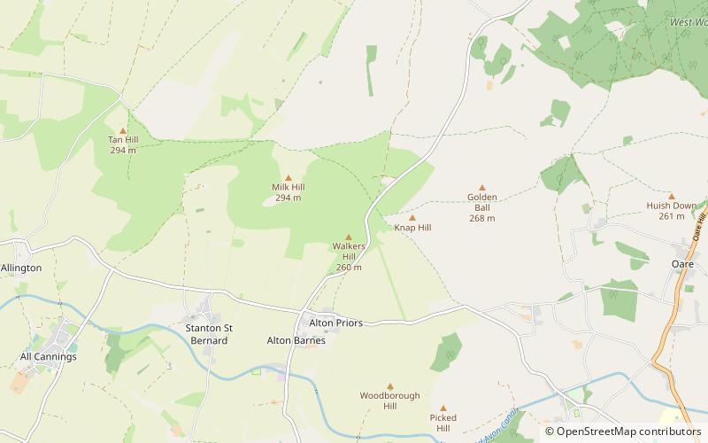 Pewsey Downs location map