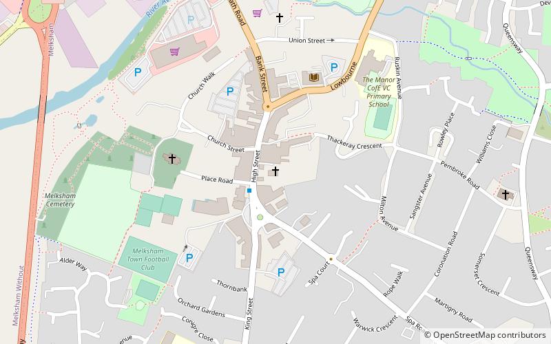 Melksham Town Hall location map