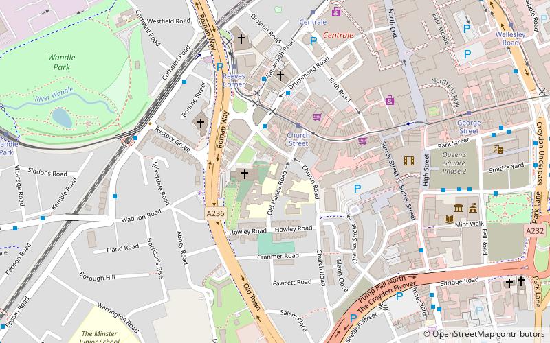 Croydon Palace location map