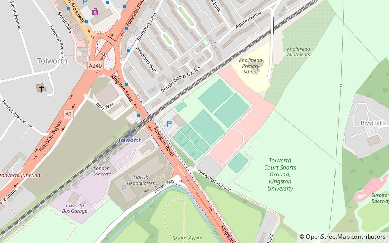 decca sports ground london location map