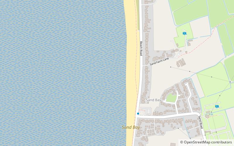Sand Bay location map