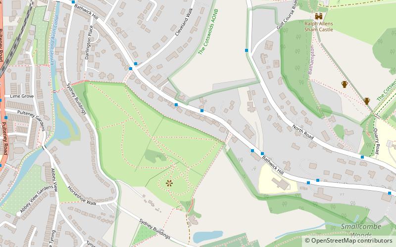 Bathwick Hill location map