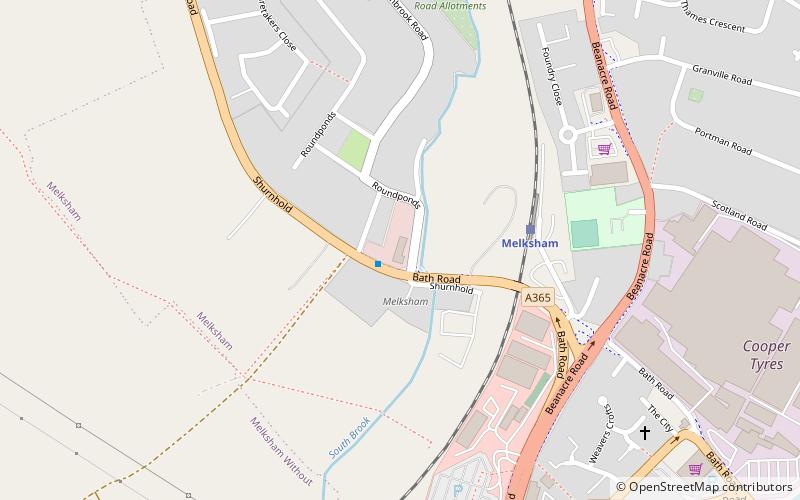 City Fitness - Melksham location map