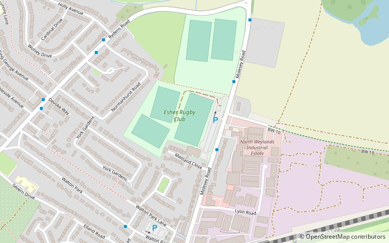 molesey road location map