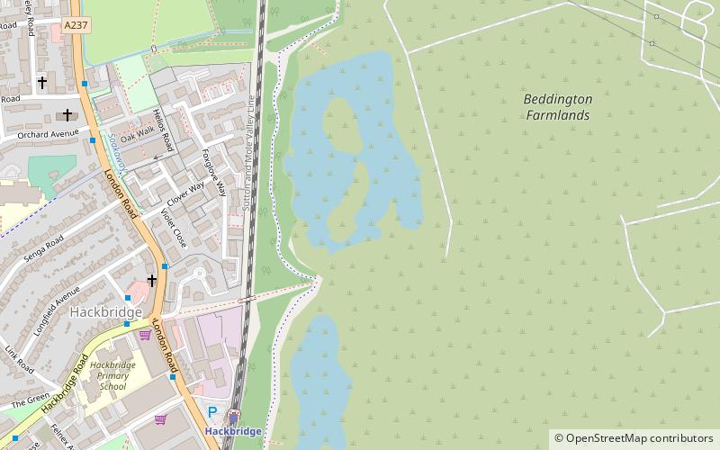 Beddington Farmlands location map