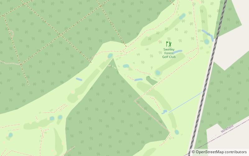 Swinley Forest Golf Club location map
