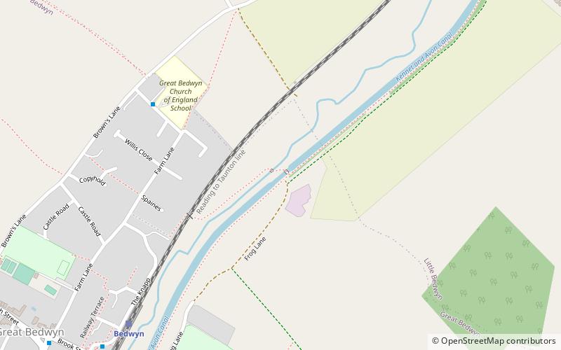 Écluse de Burnt Mill location map