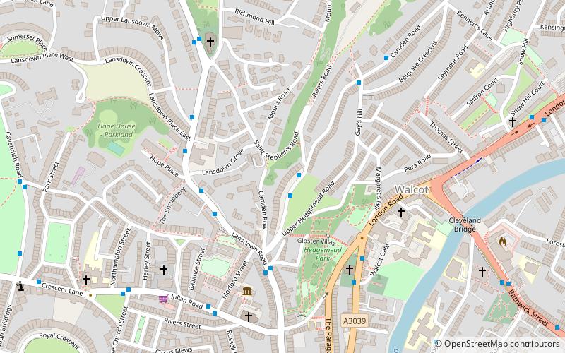Camden Crescent location map