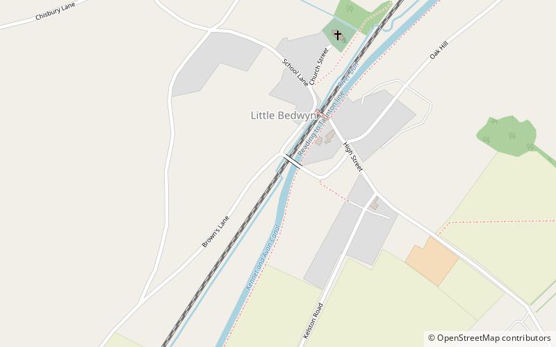 Little Bedwyn Lock location map