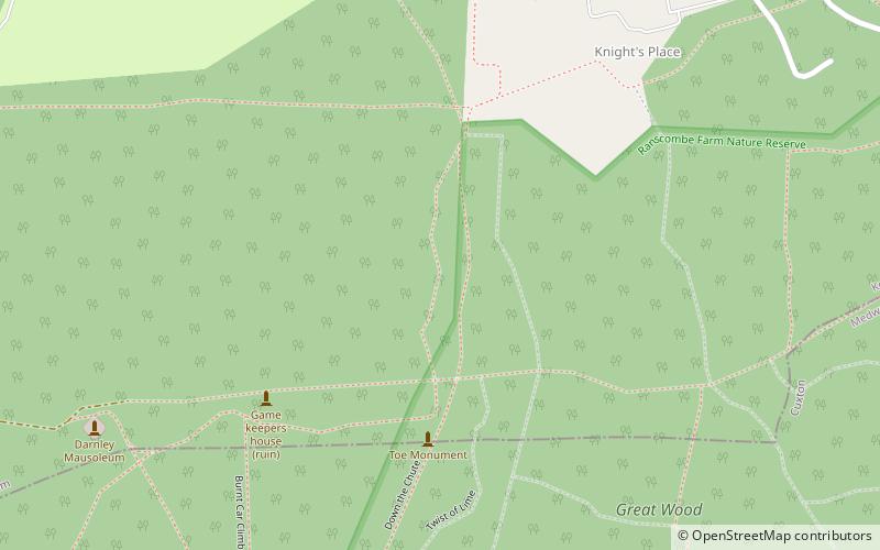 Cobham Woods location map