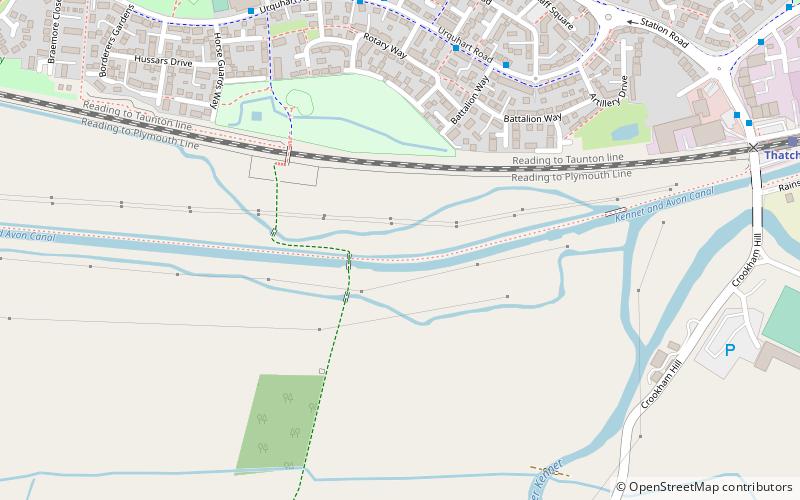 Monkey Marsh Lock location map