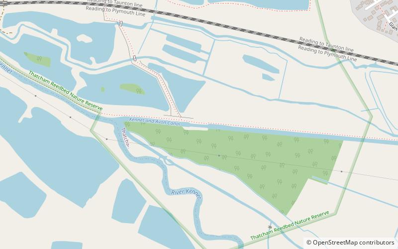 Écluse de Widmead location map