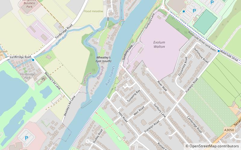 st georges college boat club walton on thames location map