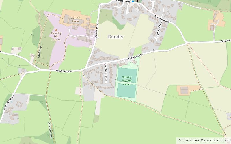 Dundry location map