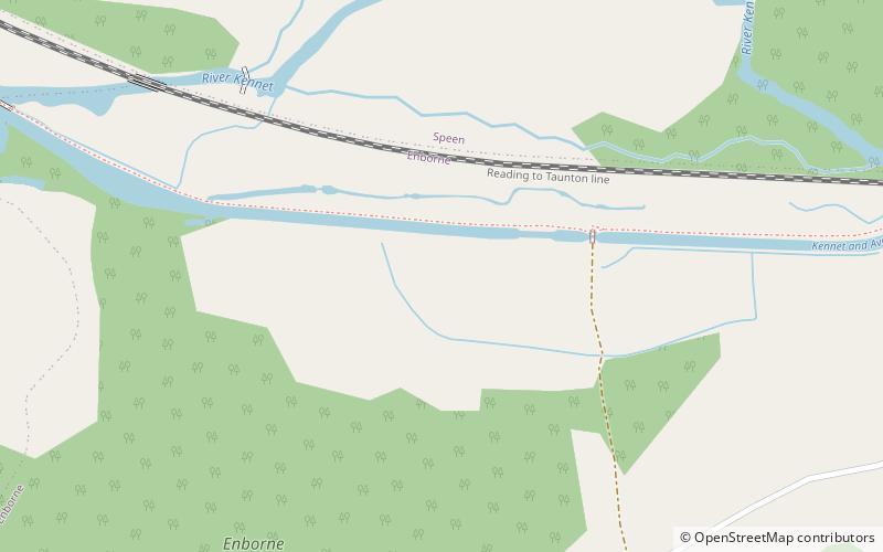 Benham Lock location map