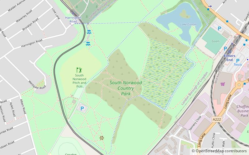 South Norwood Country Park location map