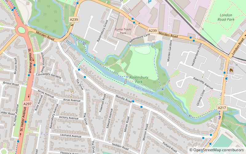 Wandle Trail location map