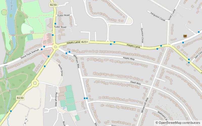 Shortlands location map