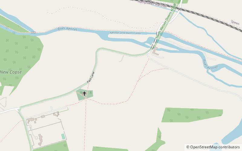newbury castle newbury and thatcham location map