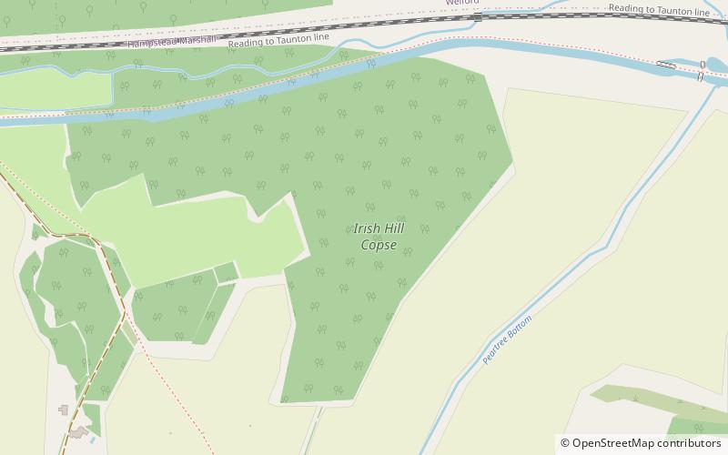 Irish Hill Copse location map