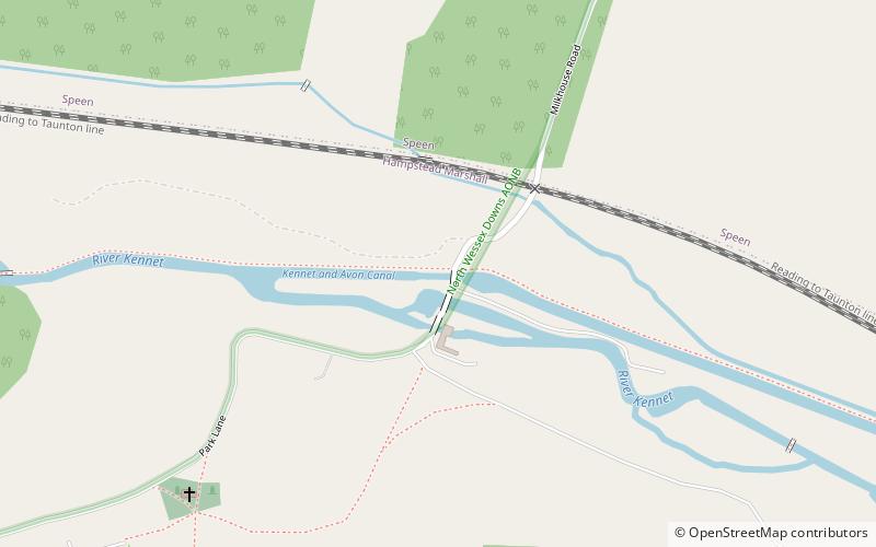 Écluse d'Hamstead location map