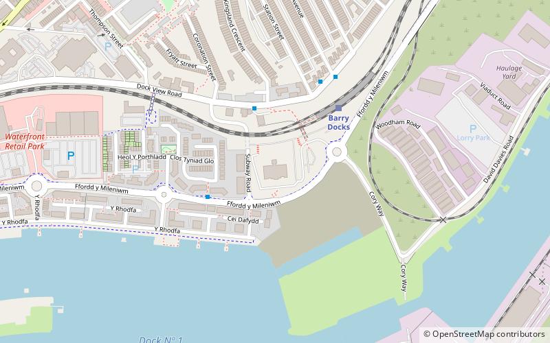 Barry Dock Offices location map