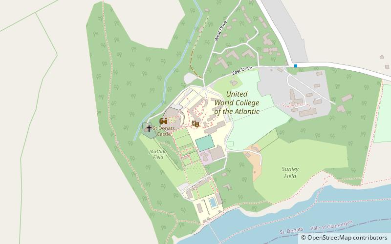 St Donat's Arts Centre location map