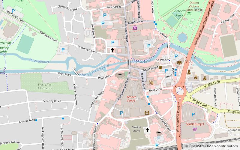 St Nicolas Church location map