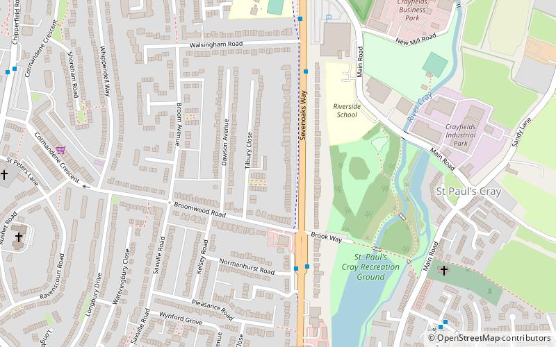 St Paul's Cray location map