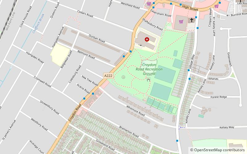 Bowie Bandstand location map