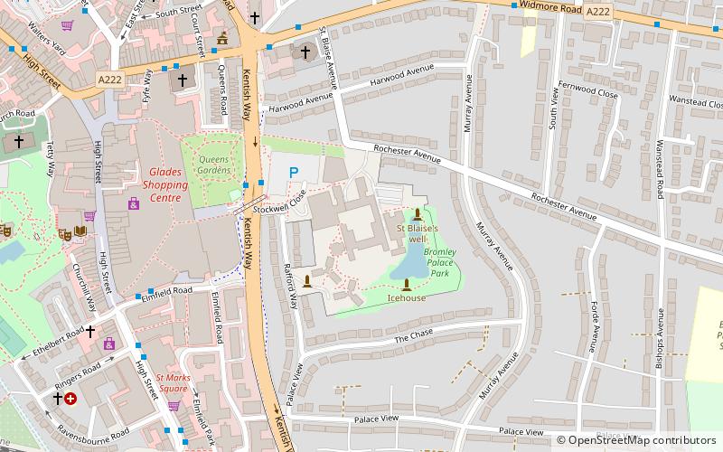 Bromley Palace location map