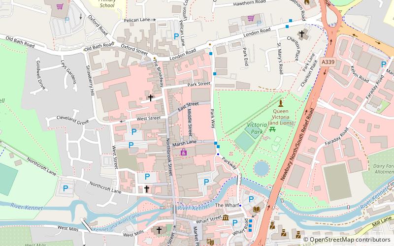 Parkway Shopping Newbury location map