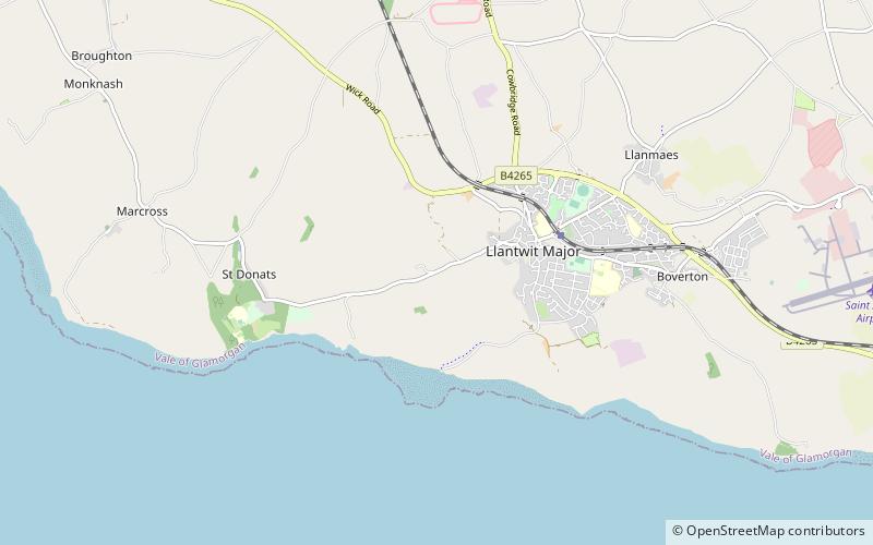 Dimlands location map