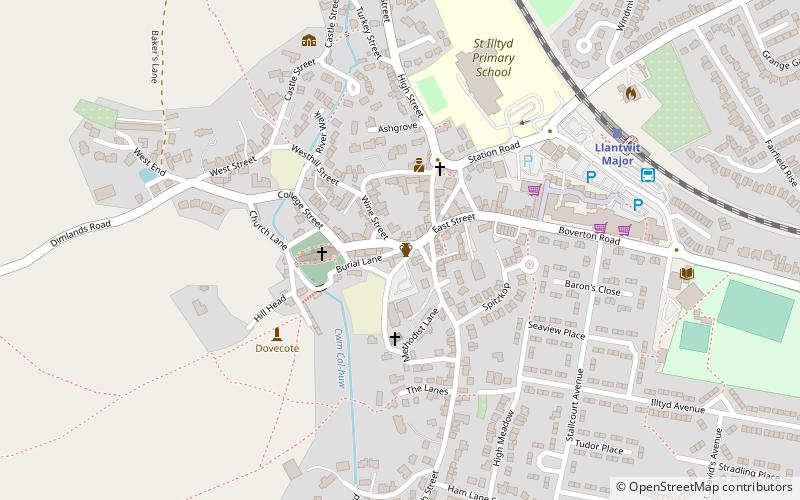 Llantwit Major Town Hall location map