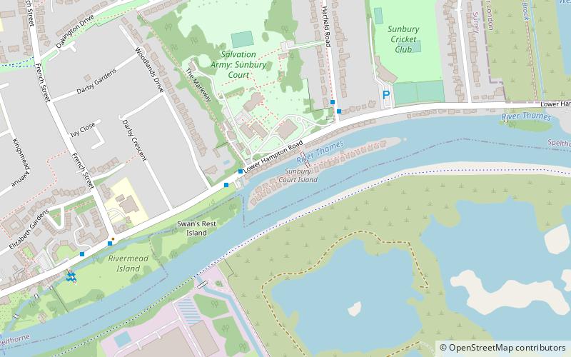 Sunbury Court Island location map