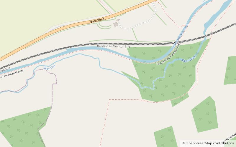picketfield lock hungerford location map