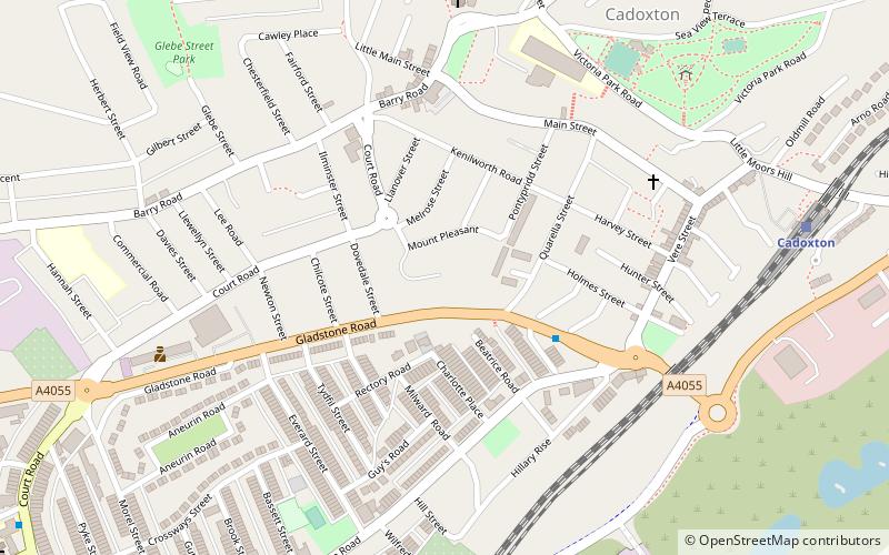 Cadoxton Court Dovecote location map