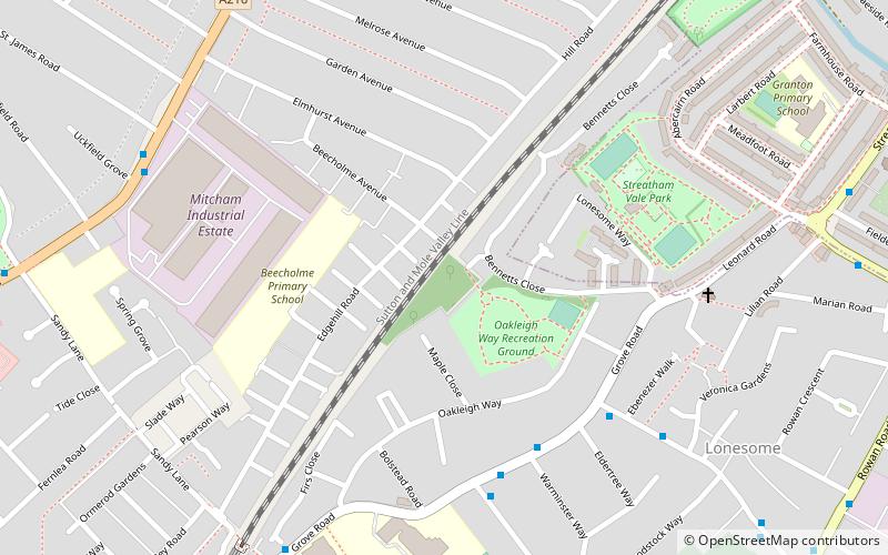 Oakleigh Way location map
