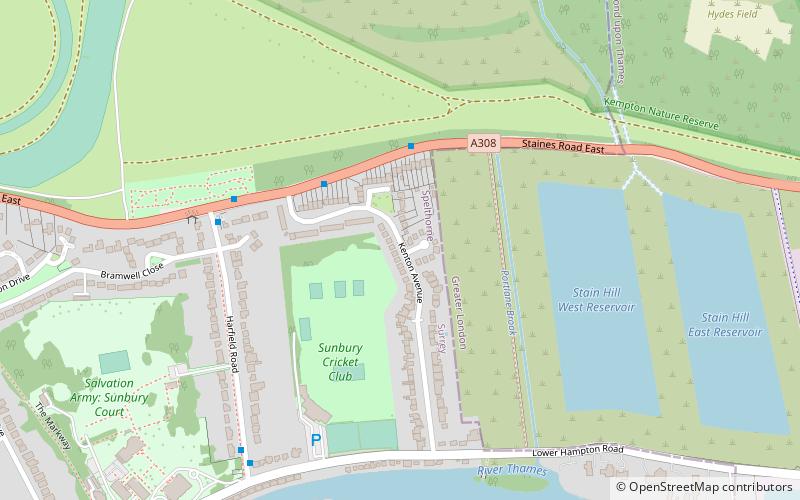 Kenton Court Meadow location map