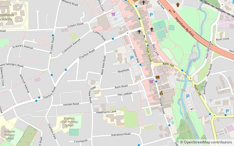 Keynsham location map