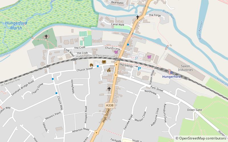 Hungerford Library location map