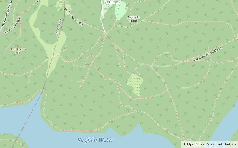 Valley Gardens location map