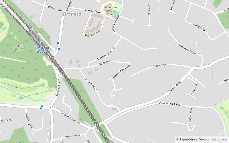 elmstead bromley location map