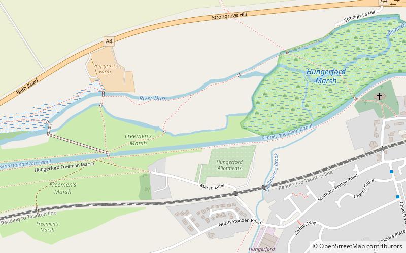 Freeman's Marsh location map